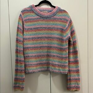 Philosophy Striped Crew Neck Sweater